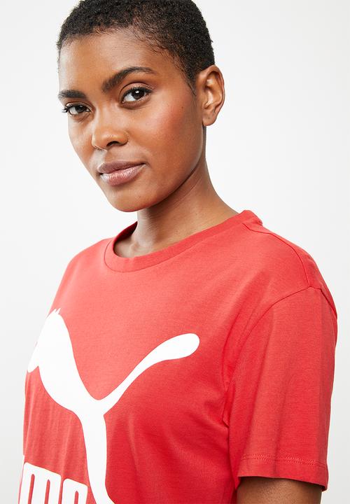 PUMA - Classics logo tee - red