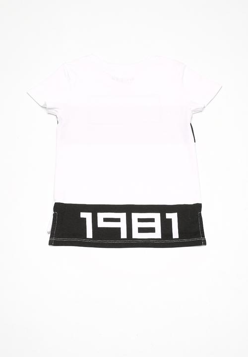 GUESS - Guess 1981 back tee - white