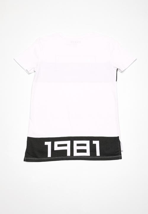 GUESS - Guess 1981 back tee - white