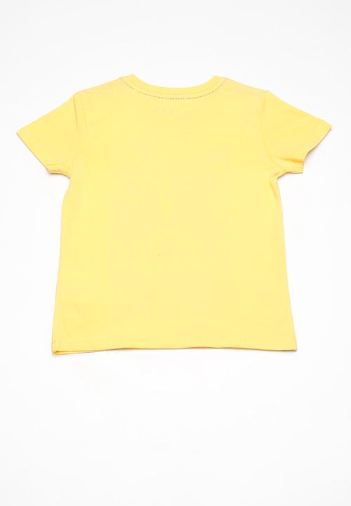 GUESS - Printed tee - yellow