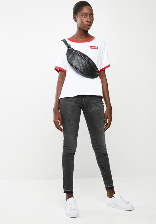 Levi’s® - Graphic ringer tee - white & red