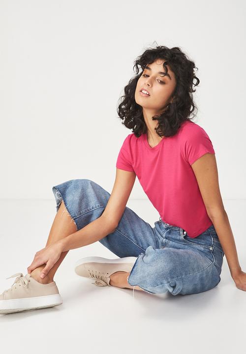 Cotton On - The baby tee - royal pink