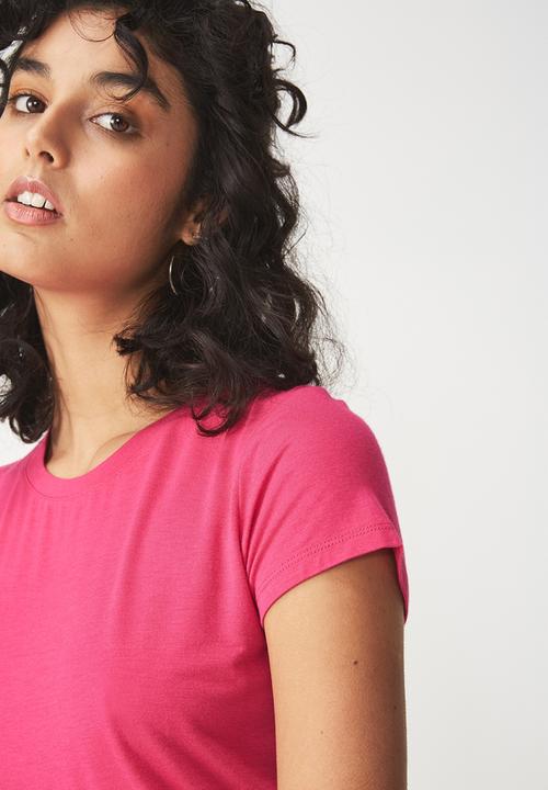 Cotton On - The baby tee - royal pink