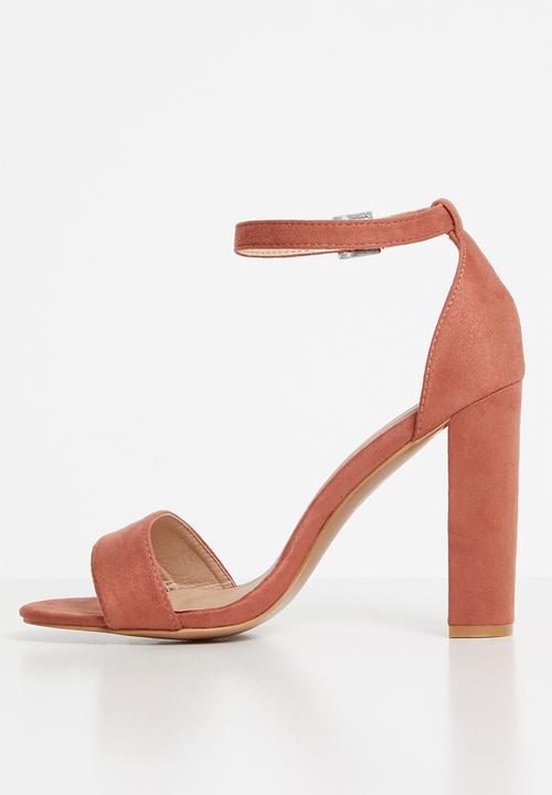 Superbalist - Angie strap block heel - mid pink