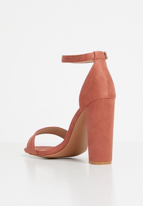 Superbalist - Angie strap block heel - mid pink