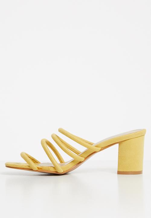 Superbalist - Block heel - yellow