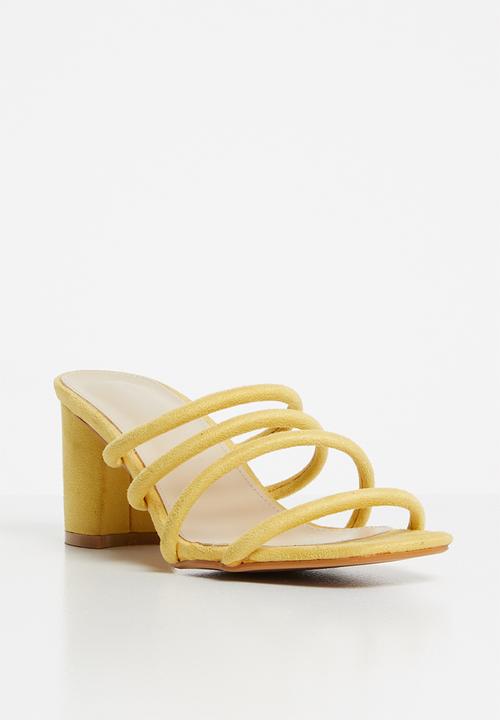 Superbalist - Block heel - yellow