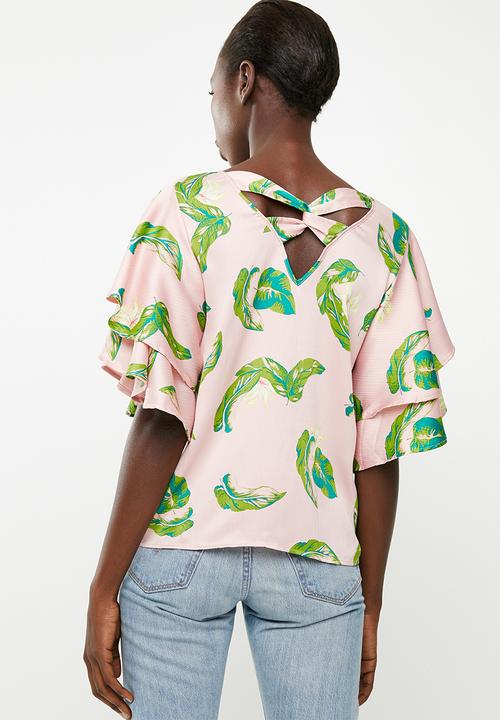 Vero Moda - Kate ruffle top - pink