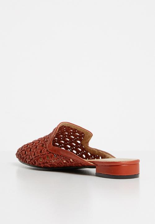 Superbalist - Woven push-in mule - brown