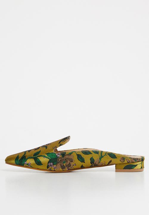 Superbalist - Botanic push-in mule - mustard