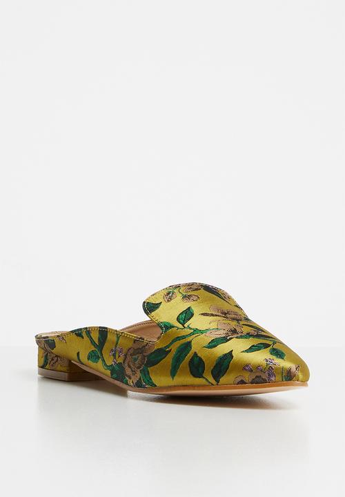 Superbalist - Botanic push-in mule - mustard