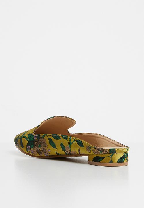 Superbalist - Botanic push-in mule - mustard