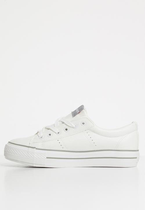 SOVIET - L-maxwell platform sneakers - white