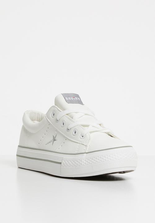 SOVIET - L-maxwell platform sneakers - white