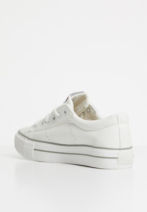 SOVIET - L-maxwell platform sneakers - white