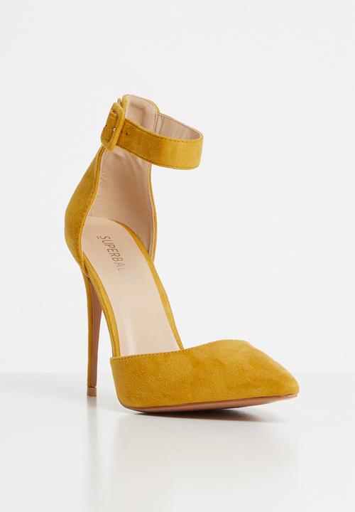 Superbalist - Alexi pointed toe heel - mustard