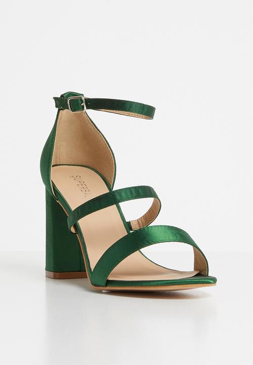Superbalist - Scarlette satin heel - green