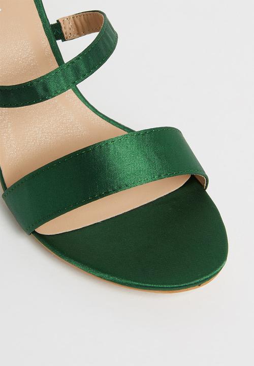 Superbalist - Scarlette satin heel - green