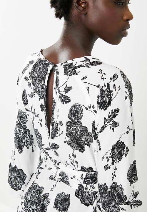 AMANDA LAIRD CHERRY - Morgan dress - black & white