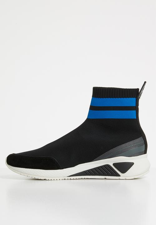 Diesel  - S-KB sock - black/blue/white