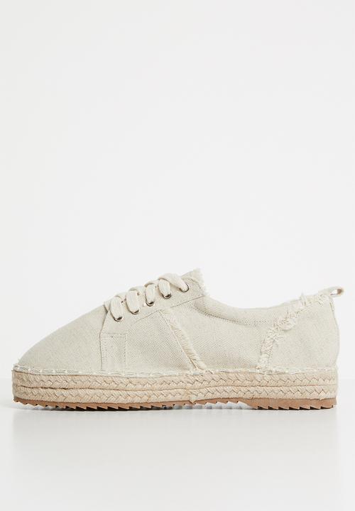 Superbalist - Tammy canvas espadrille - cream