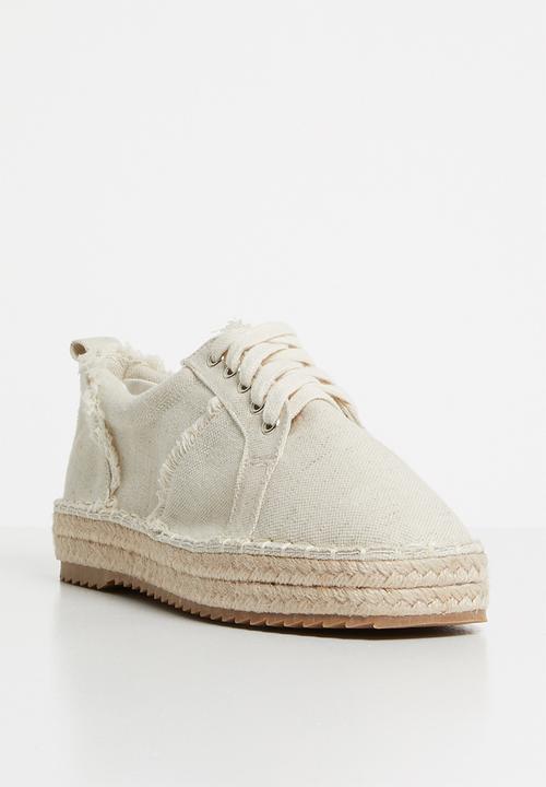 Superbalist - Tammy canvas espadrille - cream