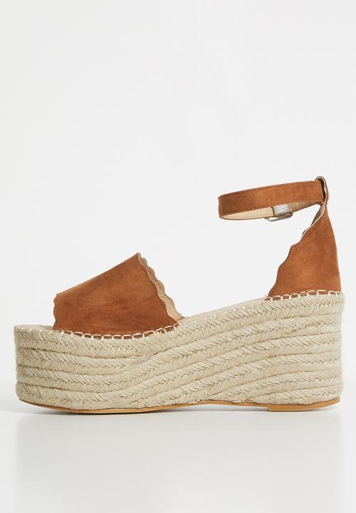 Superbalist - Gemma espadrille flatform - tan