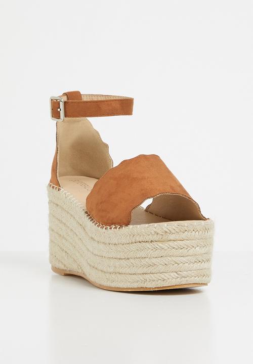 Superbalist - Gemma espadrille flatform - tan