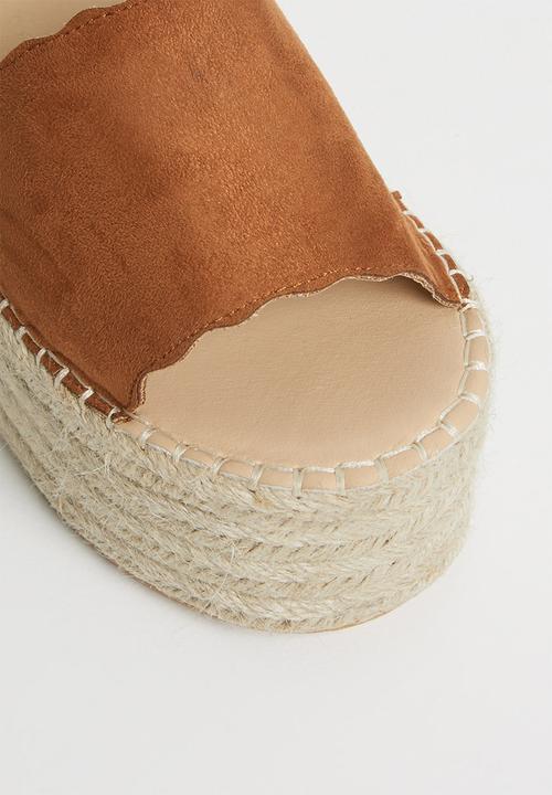 Superbalist - Gemma espadrille flatform - tan