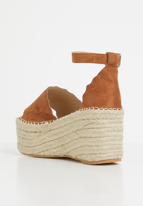 Superbalist - Gemma espadrille flatform - tan