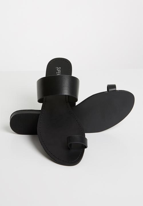 Superbalist - Leni toe post sandal - black 