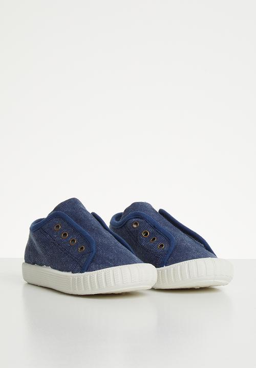 Pop Candy - Canvas slip on - blue