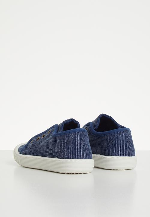 Pop Candy - Canvas slip on - blue