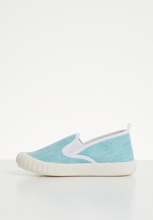Pop Candy - Canvas slip on - blue