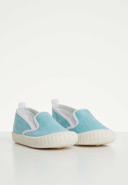 Pop Candy - Canvas slip on - blue