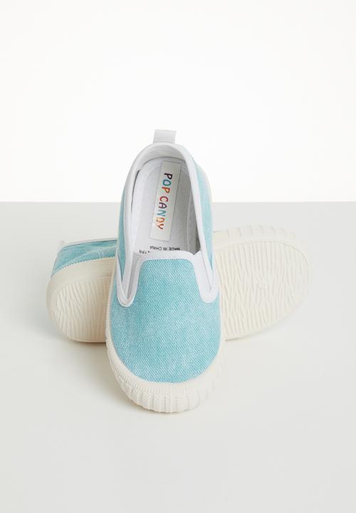 Pop Candy - Canvas slip on - blue