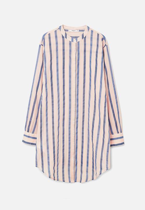 MANGO - Longer length shirt - pink