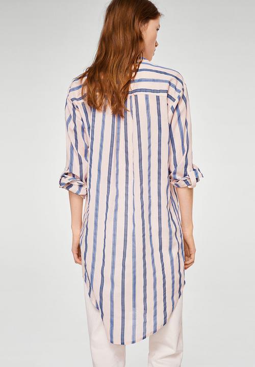 MANGO - Longer length shirt - pink
