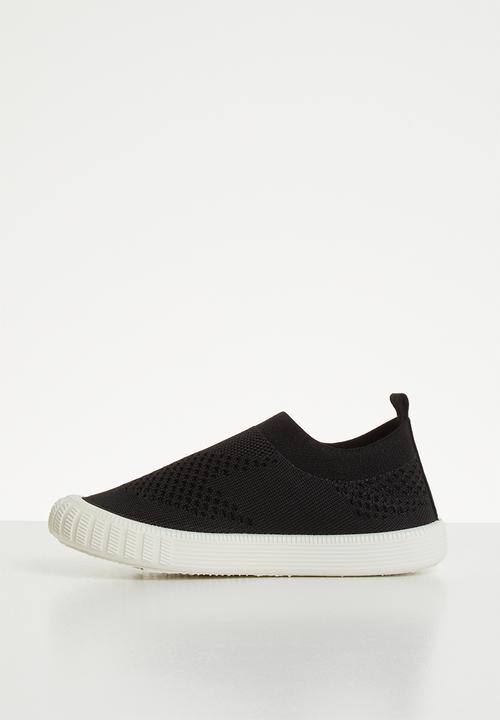 Pop Candy - Knitted slip on - black 