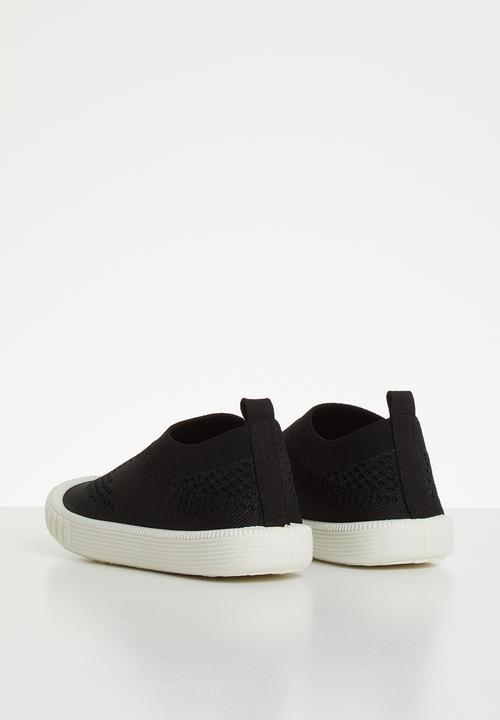 Pop Candy - Knitted slip on - black 