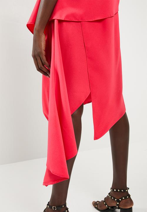 Leigh Schubert - Empire state dress  - cerise pink