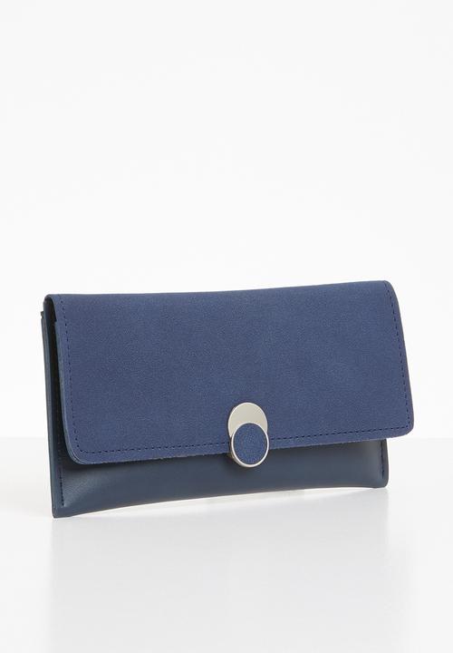 STYLE REPUBLIC - Leather-look purse - navy