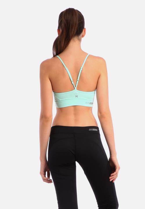 Hurley - Pivot Sports Bra Top – Seafoam