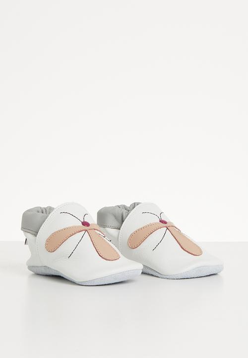 shooshoos - Dragon fly slip on - white