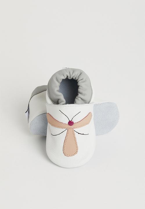 shooshoos - Dragon fly slip on - white
