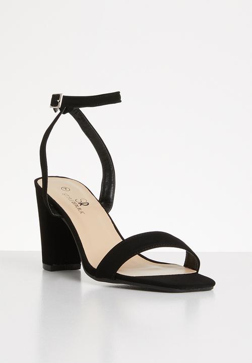 STYLE REPUBLIC - Ankle strap heel - black