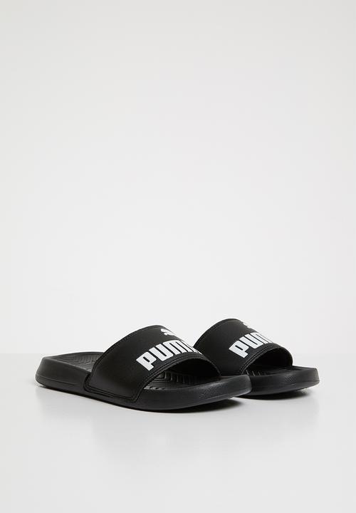 PUMA - Pop cat  slides - black