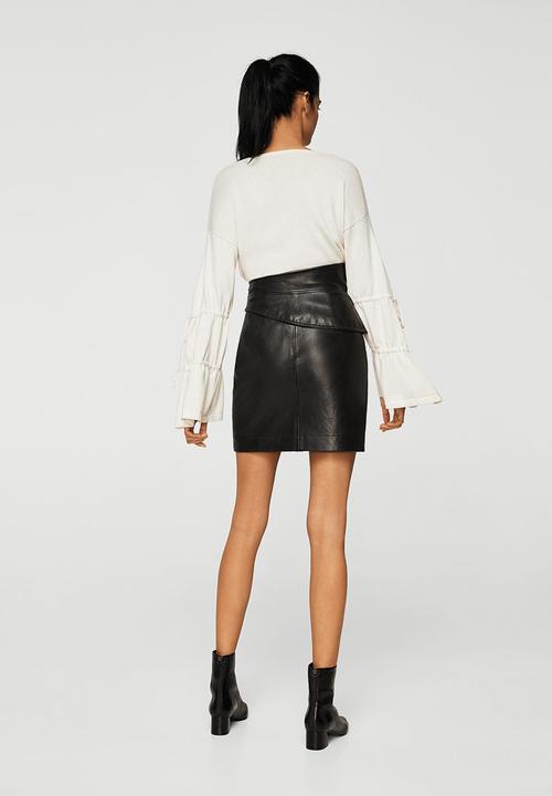 MANGO - Sleeve detail blouse - white