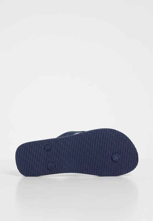 Pop Candy - Printed flip flops - navy