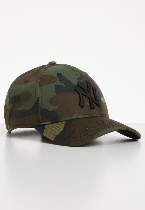 New Era - League essential NY Yankees - khaki, brown & black